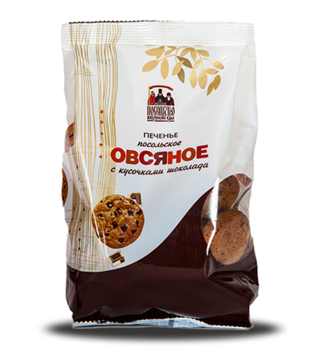 Cookie "Posolskoe oaten with chocolate pieces"