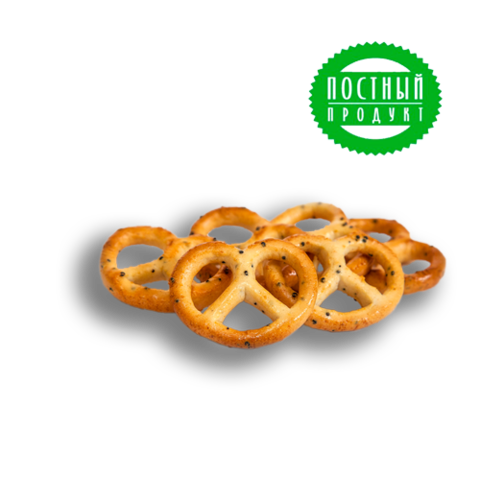 Pretzels "Posolskie with poppy seeds" weighing